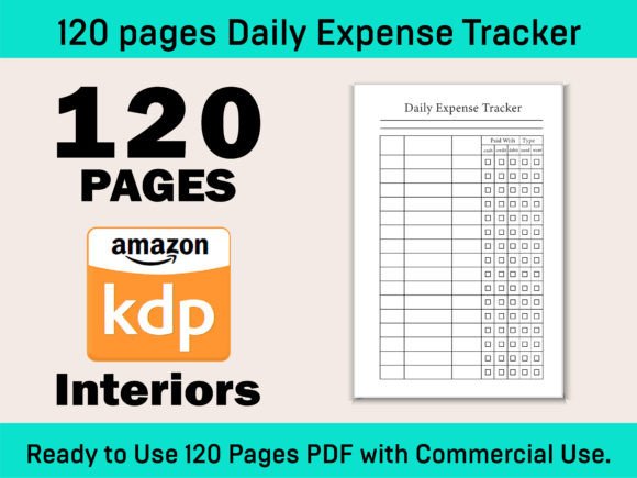 Download Daily Expense Tracker Kdp Interior V-03 - Premium Resources