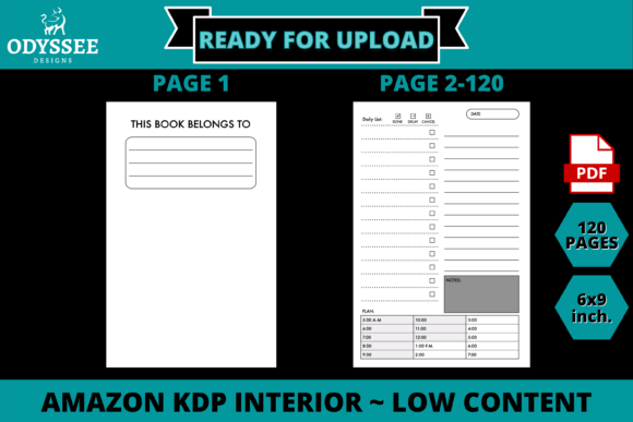 Download KDP Interior ~ to Do List ~ Planner - To do list Collection