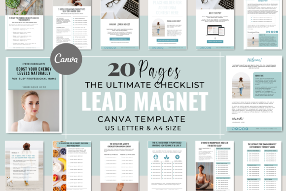 Download Canva Lead Magnet Template for Coaches - Lead magnet template Collection