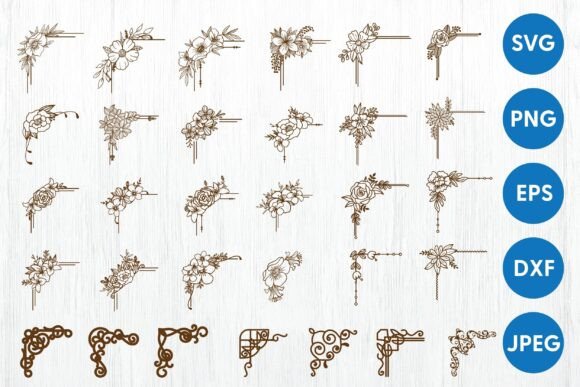 Download 200 Decorative Corners Svg Bundle - 200 Collection