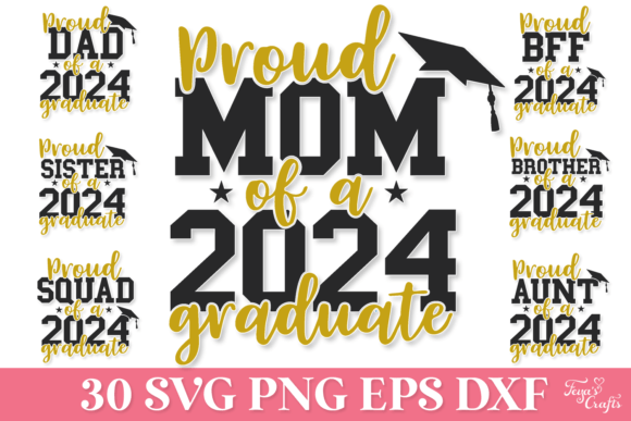 Download Proud Family of 2024 Graduate SVG - Graduate svg Collection