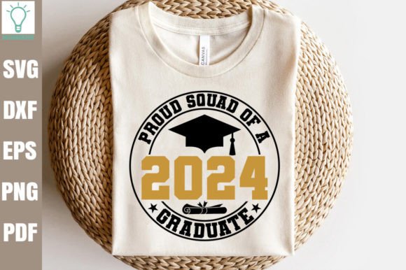 Download Proud Squad of a 2024 Graduate SVG - Premium Bundle