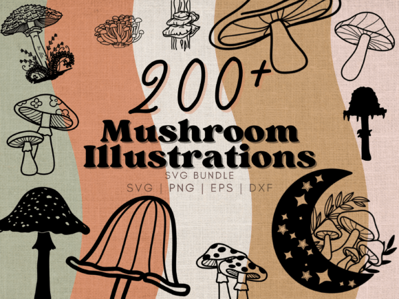 Download 200+ Mushroom Illustration Graphics - Premium Resources