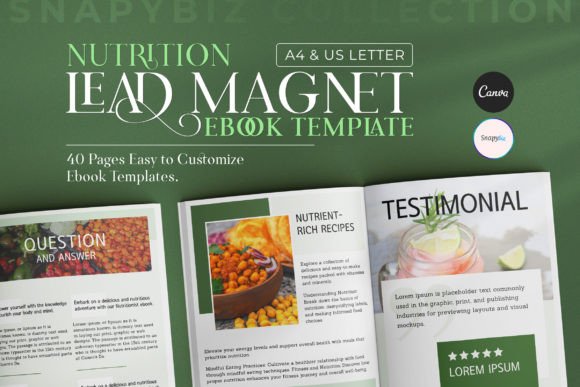 Download Nutrition Ebook Lead Magnet Template - Lead magnet template Collection