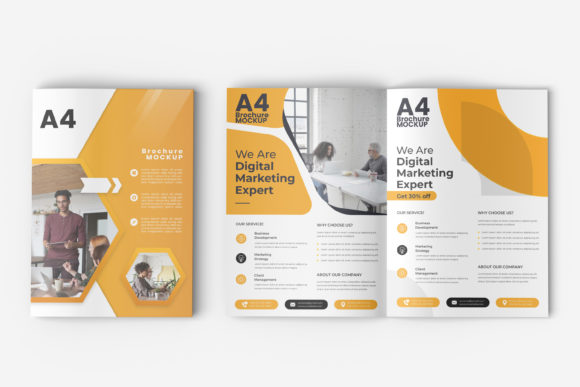 Download Magazine / Brochure Mockup A4 - Premium Resources