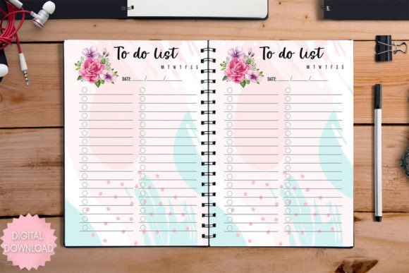 Download Rose to Do List Template Printable PDF - To do list Collection