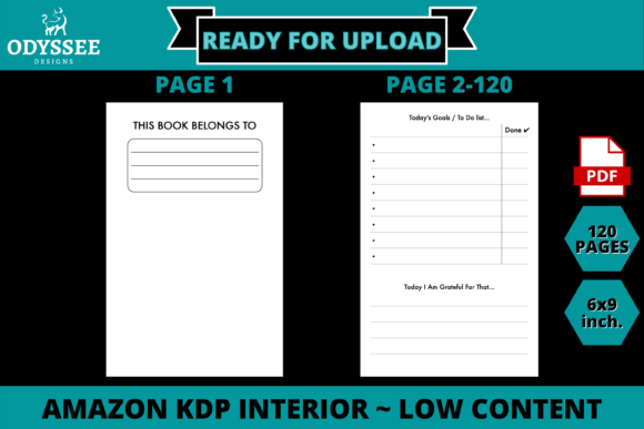 Download KDP Interior - to Do List - 6x9 - 120 P - To do list Collection