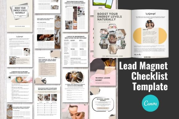 Download Lead Magnet Template, Editable Workbook - Lead magnet template Collection